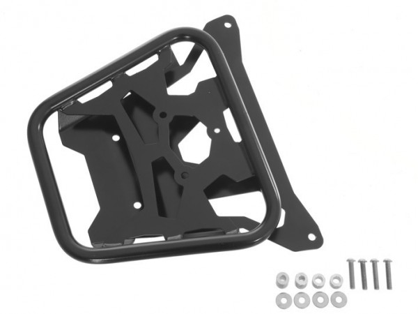 Кронштейн для металлического топ-кейса ZEGA Pro с системой быстрой фиксации Rapid Trap серебро/черный