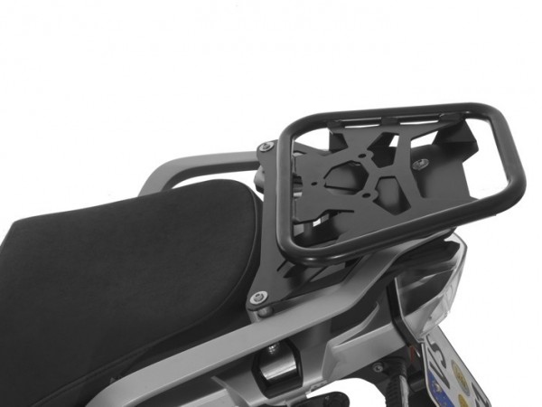 Кронштейн для металлического топ-кейса ZEGA Pro с системой быстрой фиксации Rapid Trap серебро/черный