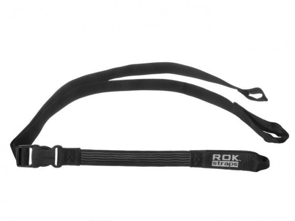 Ремни Rokstraps Strap It черный 45-150 см с петлями