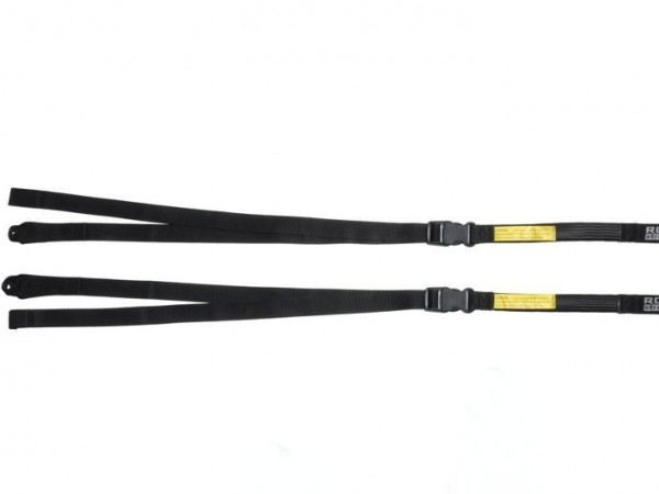 Ремни Rokstraps Strap It черный 45-150 см с петлями