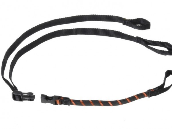Ремни Rokstraps Strap It черно-оранжевый 30-106 см с петлями