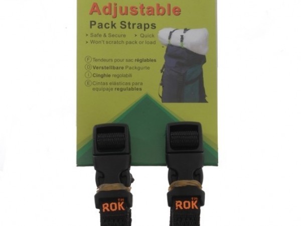 Ремни Rokstraps Strap It черно-оранжевый 30-106 см с петлями