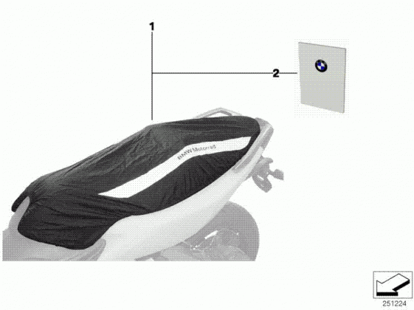 Чехол от дождя  на сиденье С600 Sport