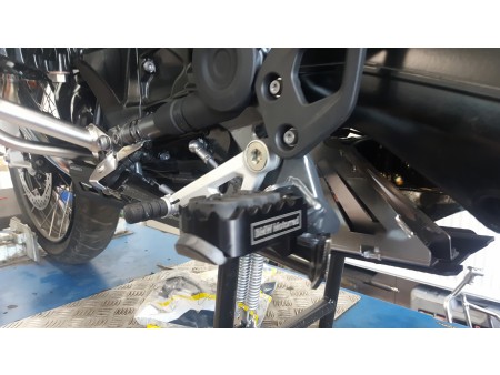 Регульовані оригінальні підніжки чорні для BMW R1200 / 1250GS / Adventure- чорний