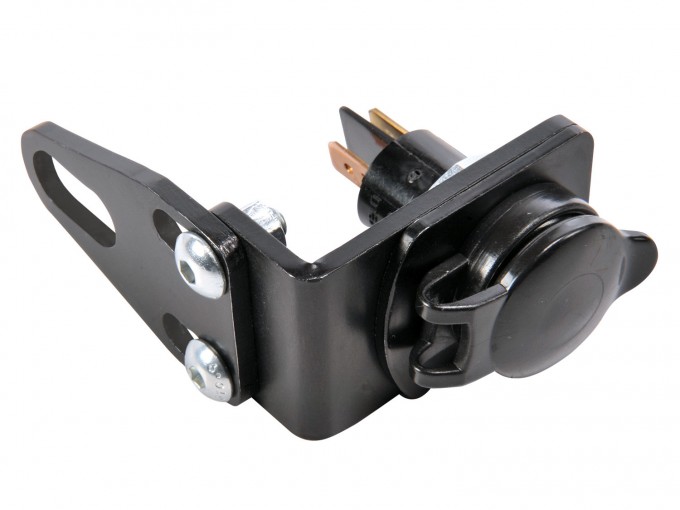 Універсальна розетка Wunderlich - з утримувачем розетки - чорна