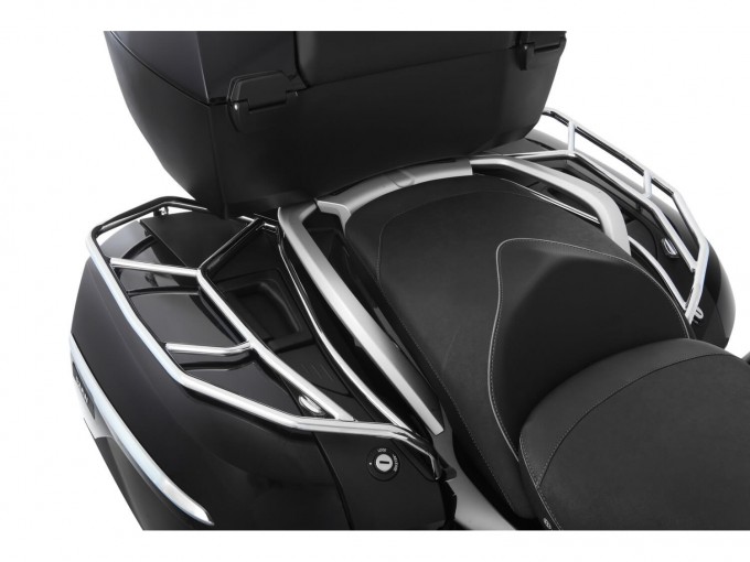 Багажна система Wunderlich для бокового кофру BMW - правий - срібло