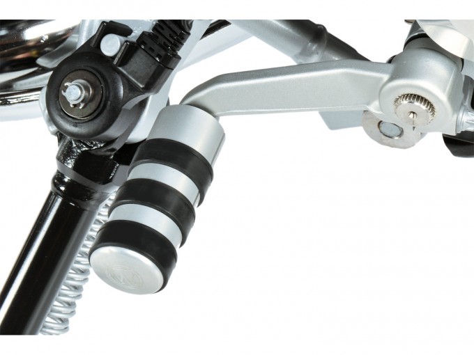 Розширений важіль перемикання передач Wunderlich Touring – срібло