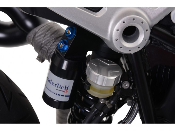 Кришка заднього бачка гальмівної рідини Wunderlich для BMW K1300 R/S - срібло