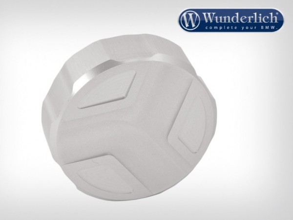 Крышка бачка тормоз. жидкости  Wunderlich  BMW задняя серебро/титан