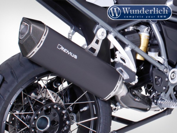 Выхлопная REMUS для BMW R1200GS LC(2017-)/R1200GS LC Adv(2014-)-черный