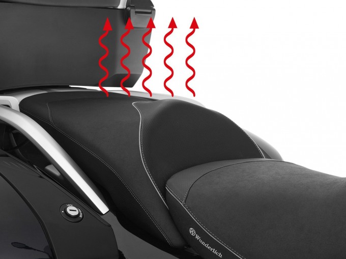 Сидіння пасажира Wunderlich "AKTIVKOMFORT" для BMW R1200/R1250RT - з підігрівом - стандартне