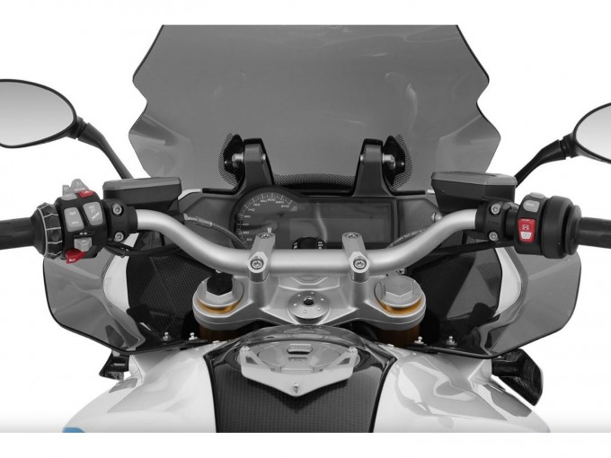 Руль Wunderlich Tube-style - серебристый