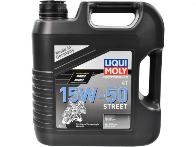 Моторное масло Liqui Moly Street 15W50 4L