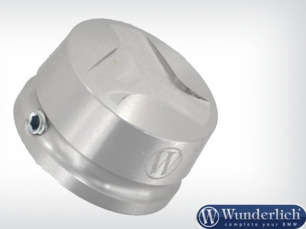 Насадка алюминиевая на узел телелевера Wunderlich - серебро/титан