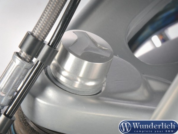 Насадка алюминиевая на узел телелевера Wunderlich - серебро/титан