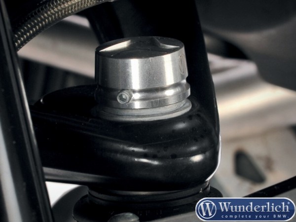 Насадка алюминиевая на узел телелевера Wunderlich - серебро/титан