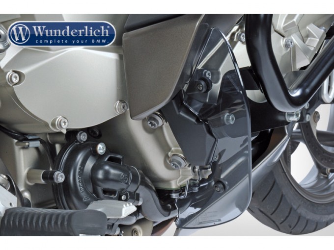 Защита ног от брызг Wunderlich "CLEAR-PROTECT" для BMW K1600GT / K1600GTL - тонированная