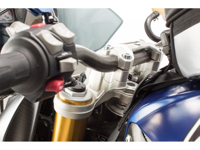 Проставки руля Wunderlich "SPORTERGO" для BMW S1000R - 20 мм - серебро