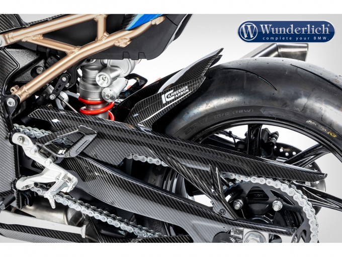 Крыло заднего колеса Wunderlich "Ilmberger" с защитой цепи для BMW S1000RR- карбон