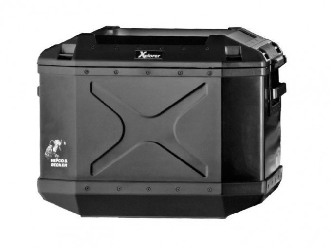 Кофр левый Wunderlich "XPLORER" Hepco & Becker - 40 литров - черный
