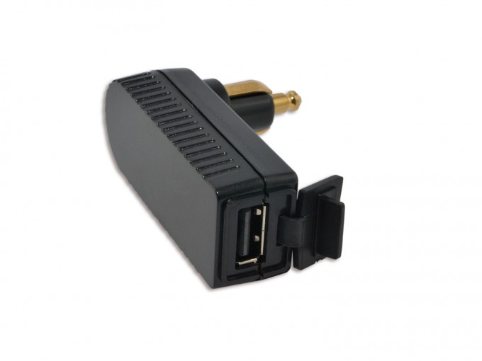 Кутовий перехідник BAAS USB Wunderlich – чорний