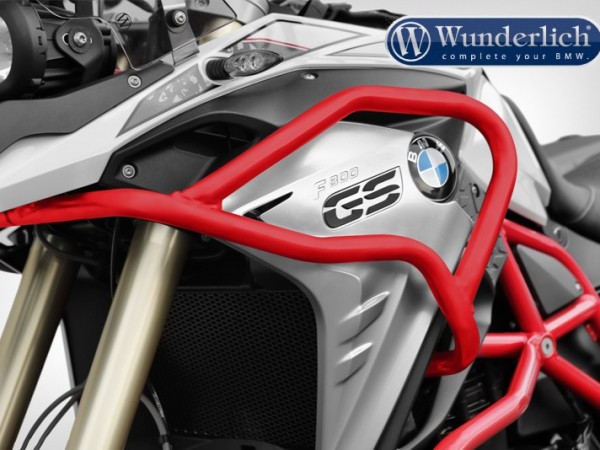 Захисні дуги для бака Wunderlich "ADVENTURE" для BMW F800GS (2017) - червоні.