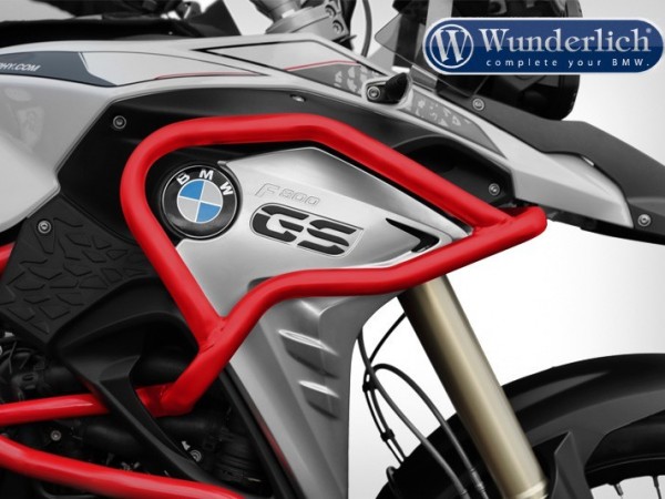 Захисні дуги для бака Wunderlich "ADVENTURE" для BMW F800GS (2017) - червоні.