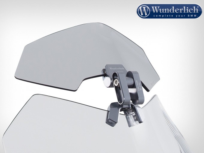 Ветровое стекло Wunderlich "VARIO-ERGO 3D" - дополнительное - дымчато-серое