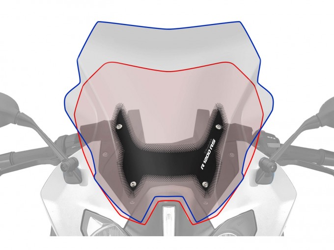 Вітрове скло Wunderlich "MARATHON" для BMW R1200/1250RS - тоноване