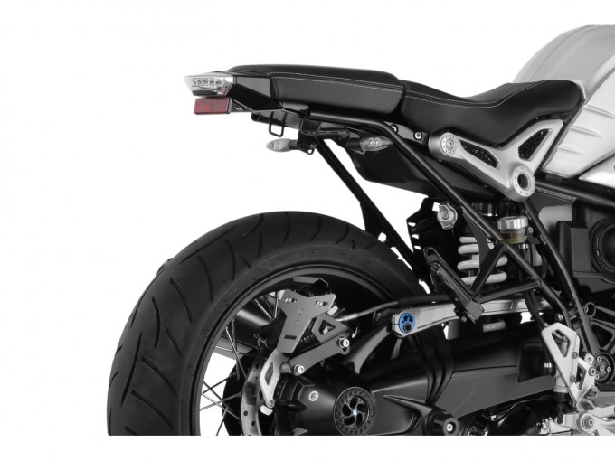 Держатель номерного знака Wunderlich "LOW" для BMW RnineT / Pure / Scrambler / Urban G / S - черный