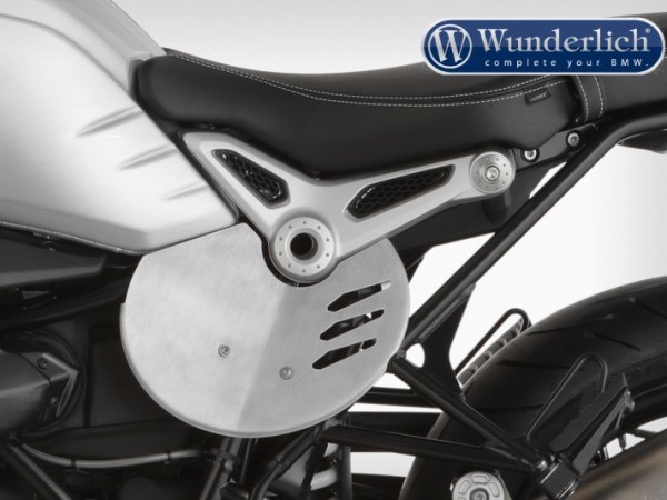 Панель для номера декоративного Wunderlich для BMW RnineT, шлифованый аллюминий