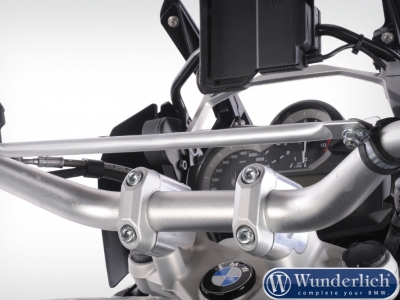 Распорка руля Wunderlich для BMW R1200 / 1250GS / Adventure- серебристый