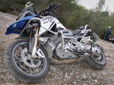 Защита двигателя расширенная Wunderlich для BMW R1200GS LC/R1200GS LC ADV - серебро