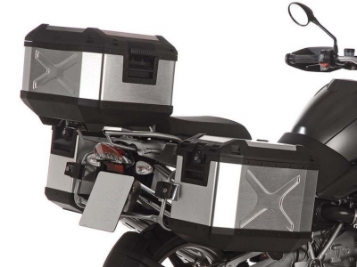 Кофр правый Wunderlich "XPLORER" Hepco & Becker - 40 литров - металл - серебро