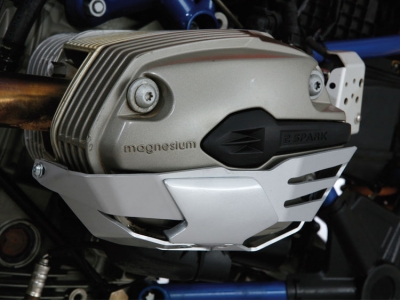 Защита цилиндра и клапанов цилиндров Wunderlich для BMW R1200 RT (-2013), серебристый