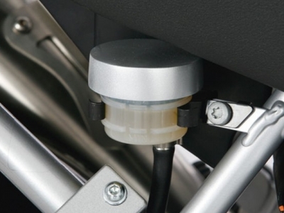 Крышка заднего бачка тормозной жидкости Wunderlich для BMW K1300 R/S, серебристый