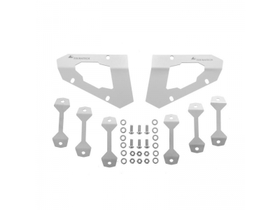 Захист бака до оригінальних дуг для BMW R1200GS ADV (LC) - срібло