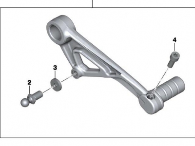 Важіль перемикання передач оригінальний з регулюванням для BMW R1200 / 1250GS / Adventure