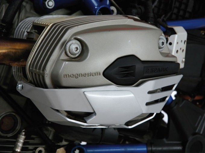 Защита цилиндра и клапанов цилиндров Wunderlich для BMW R1200 RT (-2013), серебристый