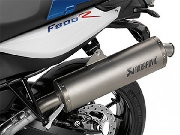 Спортивный глушитель AKRAPOVIC. Подходит для F800R / F800S / F800ST / F800GT