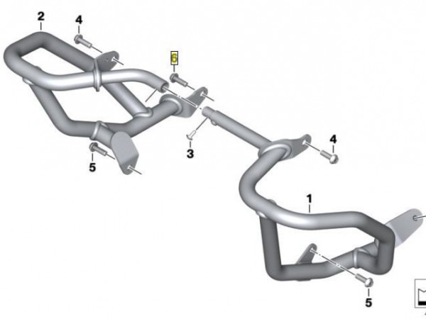 Защитные дуги двигателя BMW для F750GS / F850GS