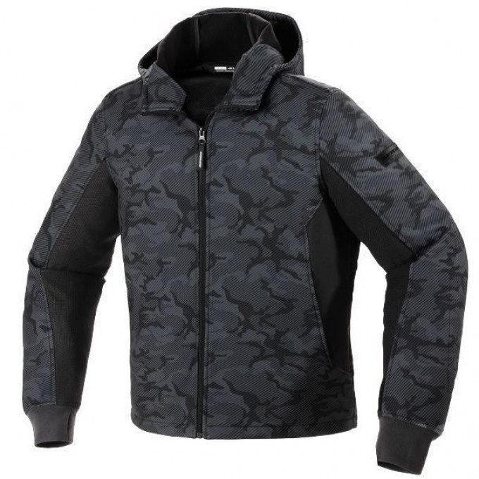 Мотокуртка Hoodie Armor EVO BLACK-CAMO