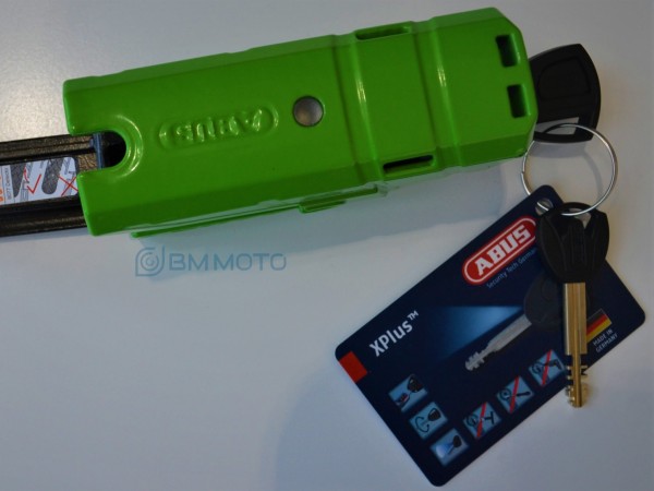 Мото-замок ABUS 8077 GRANIT DETECTO X-PLUS (жовтий)