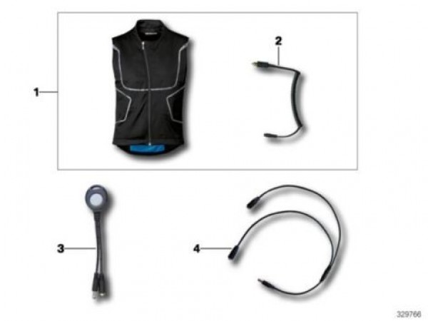 Контроллер обогреваемого жилета HeatUp BMW