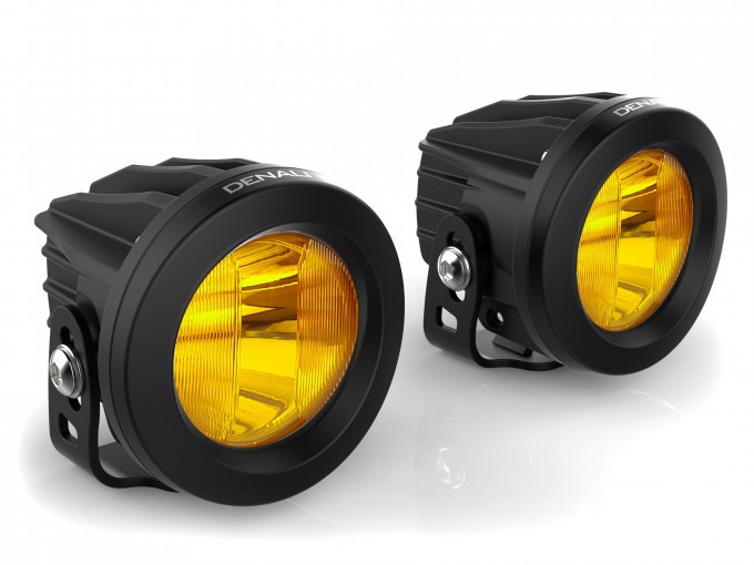 Комплект линз Denali TriOptic ™ для светодиодных фонарей DR1 - янтарный