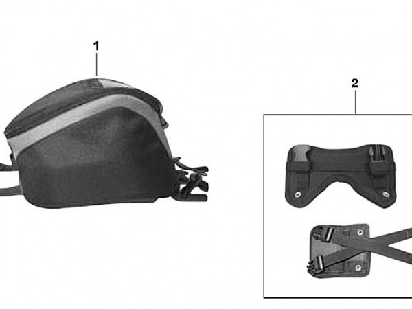 Сумка на топливный бак BMW F800R/F800GT/ F800S/F800ST