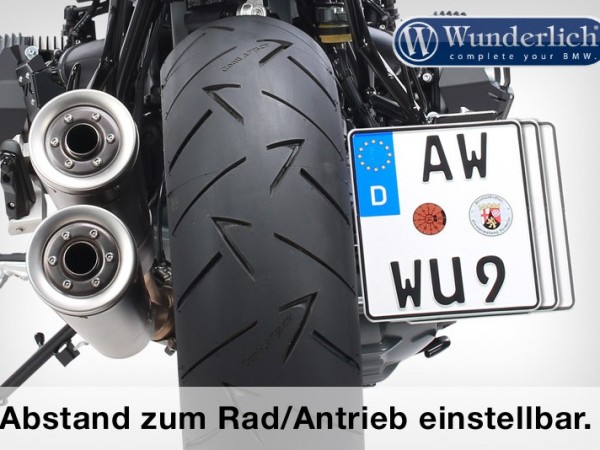 Задний кронштейн со стоп сигналом Wunderlich - черный