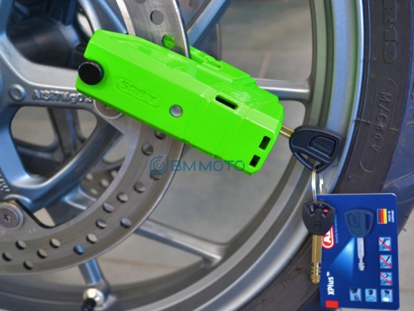 Мото-замок ABUS 8077 GRANIT DETECTO X-PLUS (жовтий)