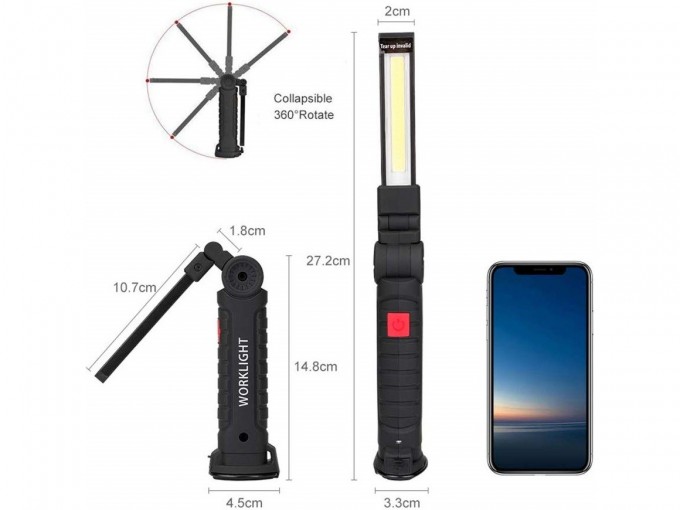 Фонарик USB / SMD-LED WL52
