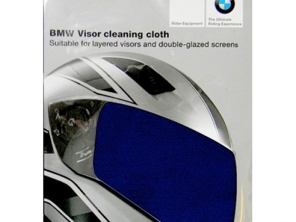 Салфетка для ухода за визиром,синяя BMW